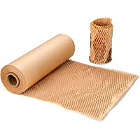 Los mejores  - Amortiguación de nido de abeja protector Papel Kraft Rollo ，papel embalaje mudanza Para Envolver Productos Frágiles En…